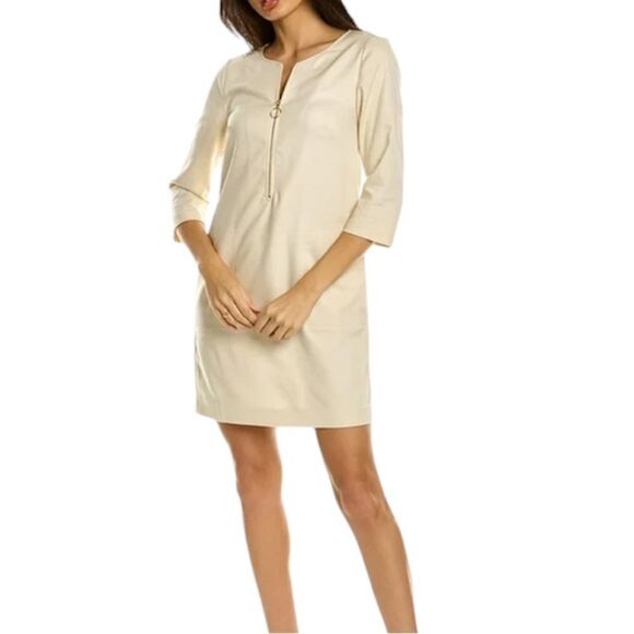Trina Turk Tan Verse Mini Dress Size Small - Picture 1 of 11